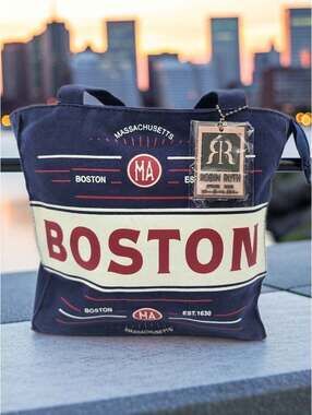 Robin Ruth Boston Canvas Tote Bag